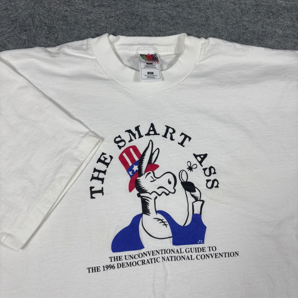 Vintage Fruit of the Loom 1996 Democratic National Convention T-Shirt White XL